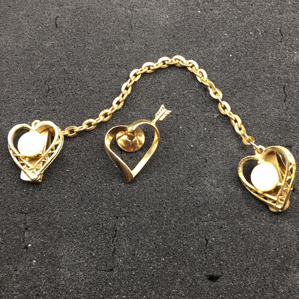 Vintage Avon Pin and MOP sweater clip